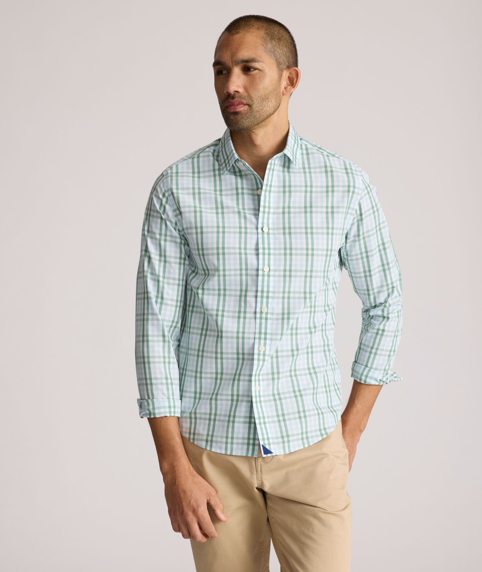 Wrinkle-Free Cotton Quigley Shirt for Men
