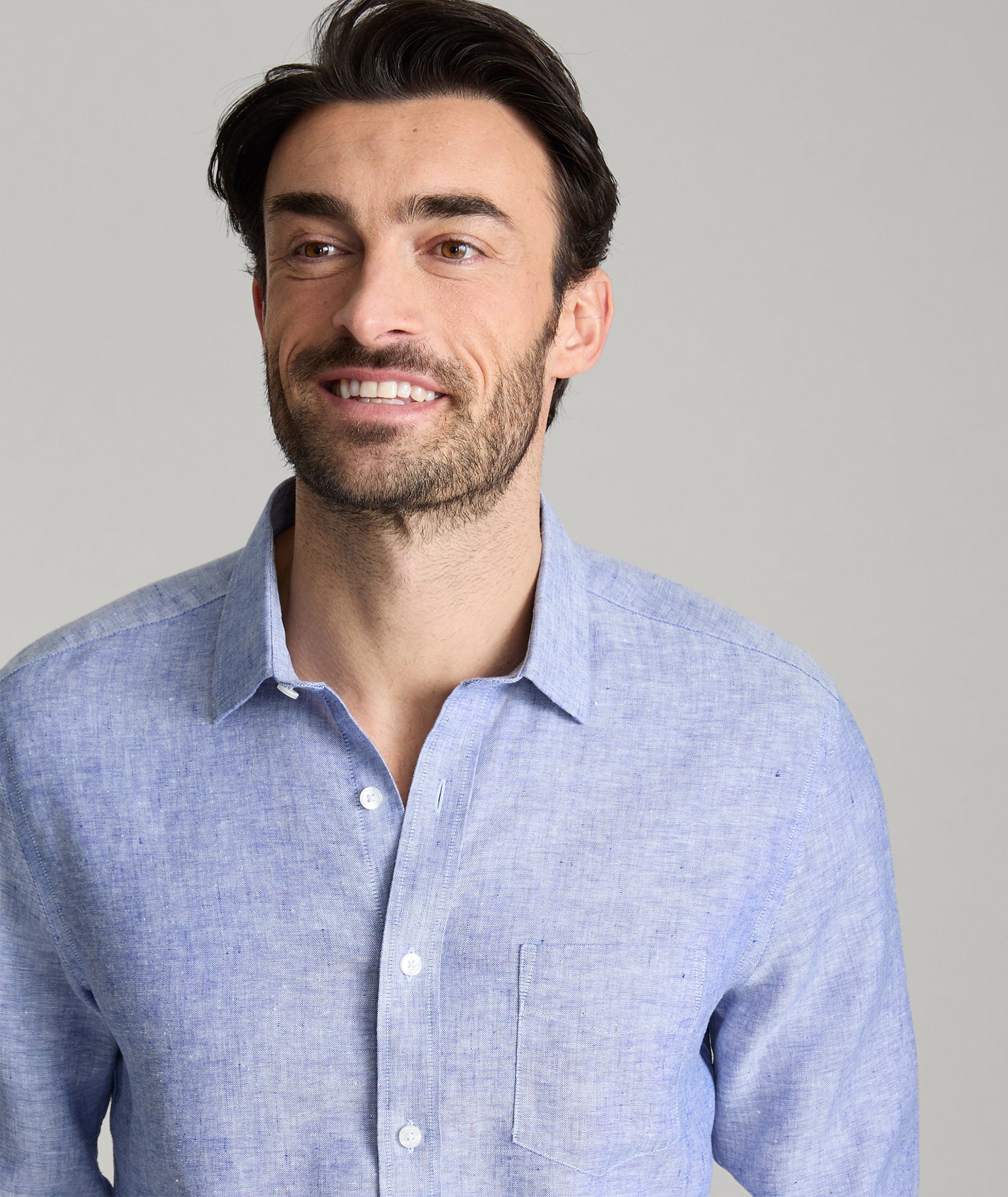 Wrinkle-Resistant Linen Shirt for Men | Vin Santo Style