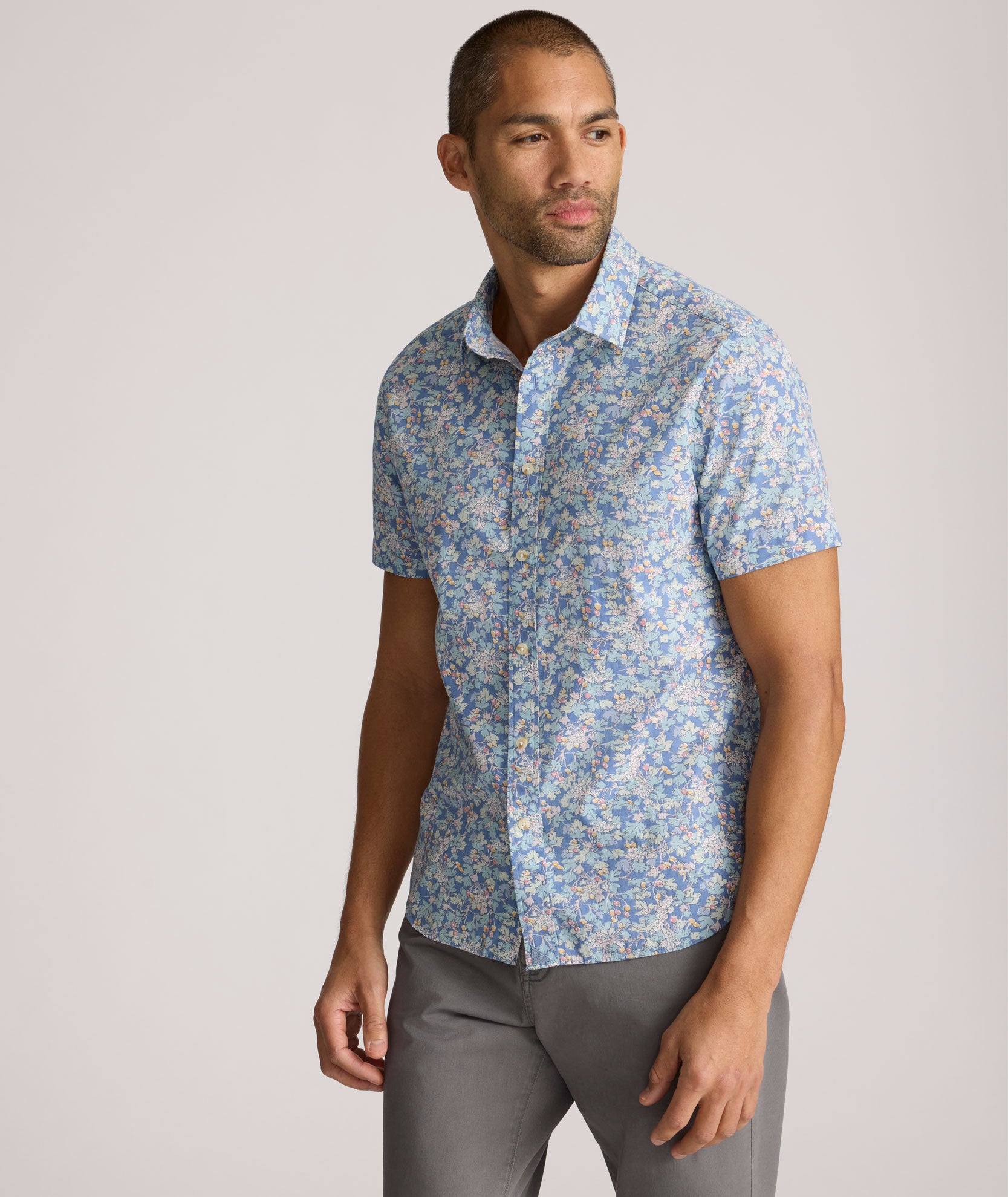 Vintage Wash Cotton Short-Sleeve Shirt – Meriwether