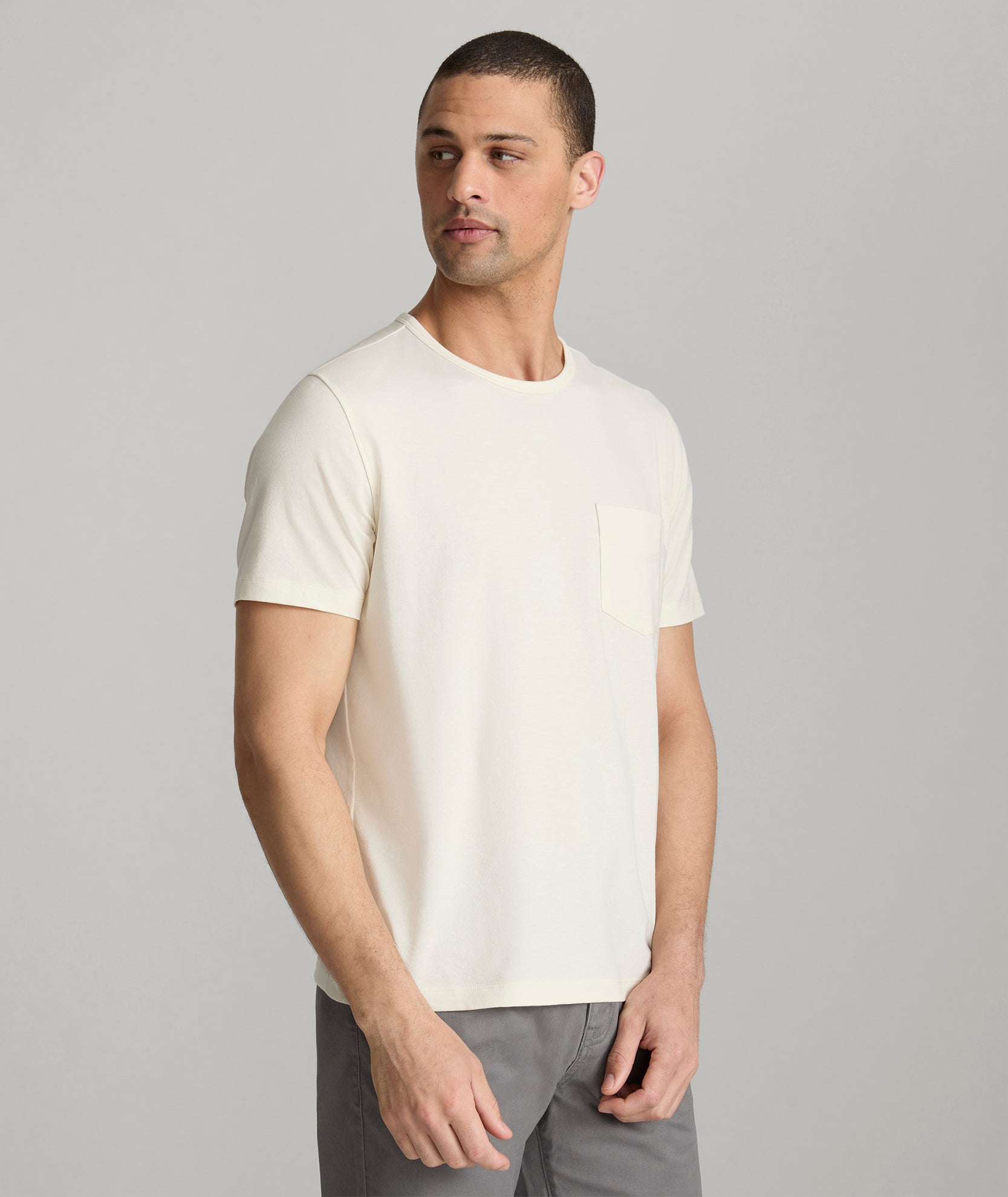 EcoSoft™ Cotton TENCEL™ Lyocell Pocket Tee - Eco-Friendly & Breathable