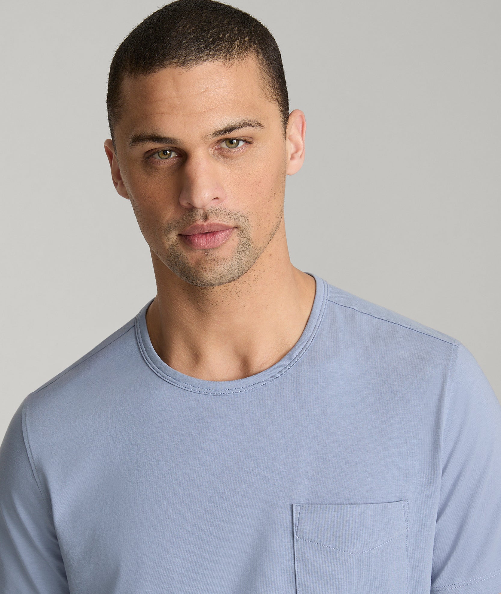 EcoSoft™ Cotton TENCEL™ Lyocell Pocket Tee - Eco-Friendly & Breathable