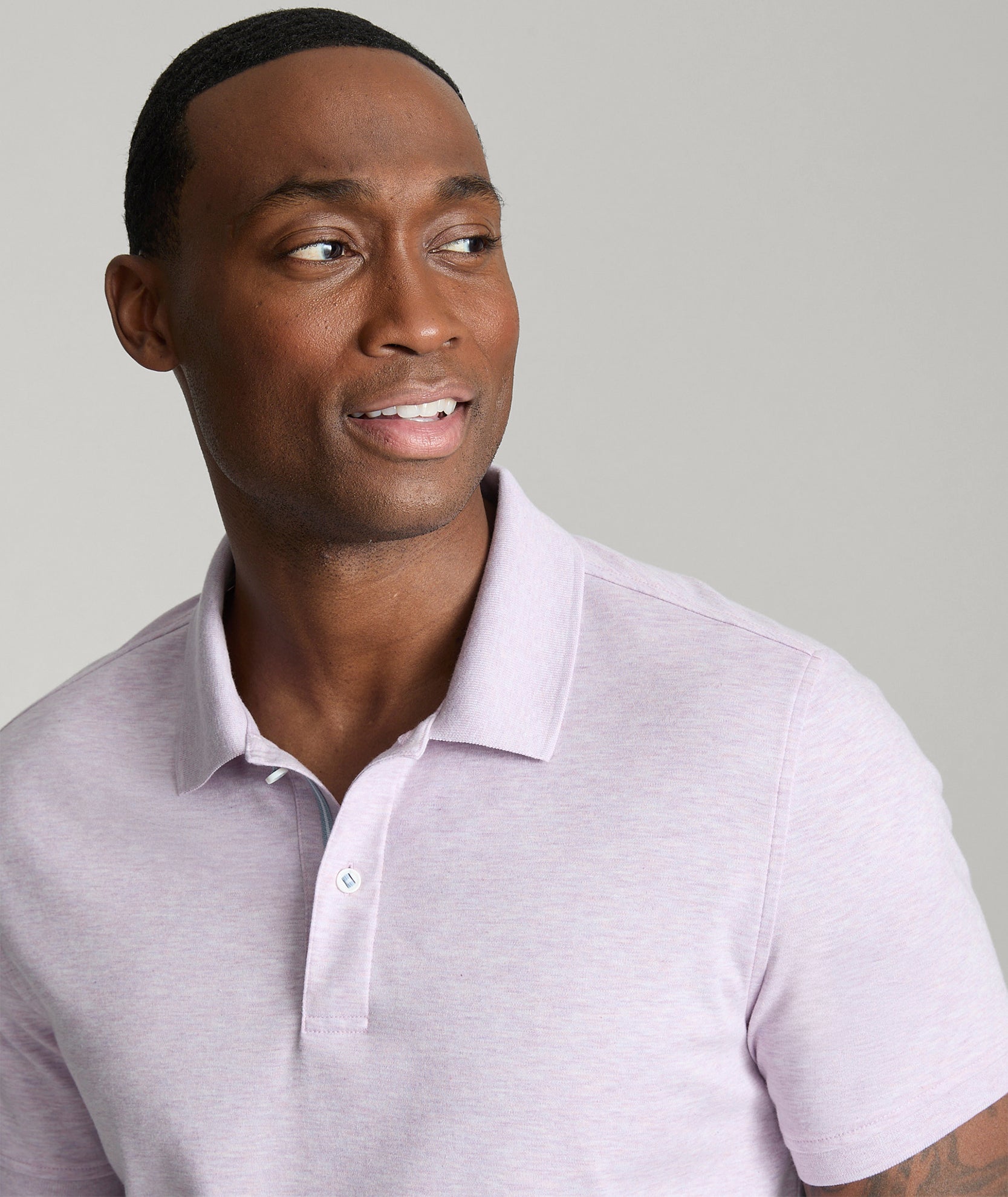 Wrinkle-Free Supima Cotton Polo Shirt for Men