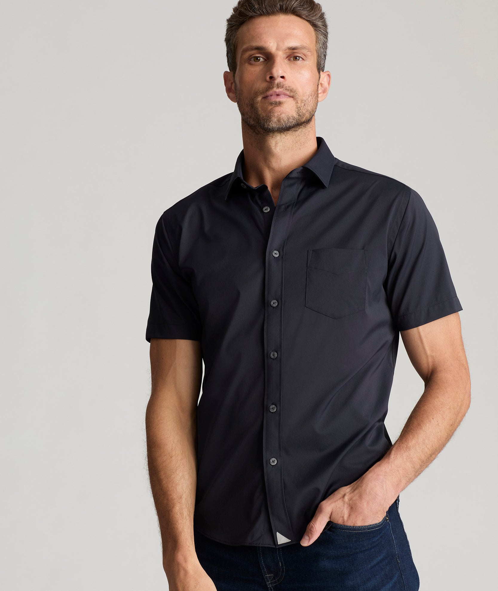 Performance Short Sleeve Shirt - Moisture Wicking & Quick Dry Travel Wear
