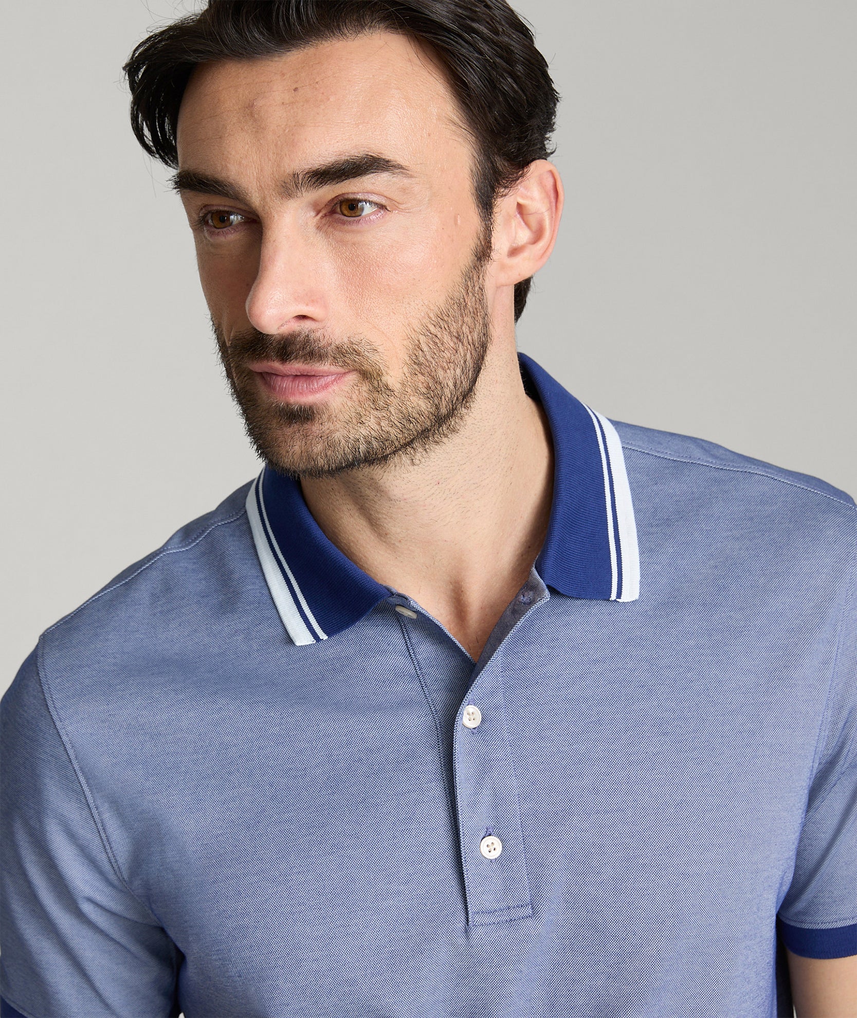 Men's Performance Polo Shirt - Moisture-Wicking & Stretch for Golf & Travel