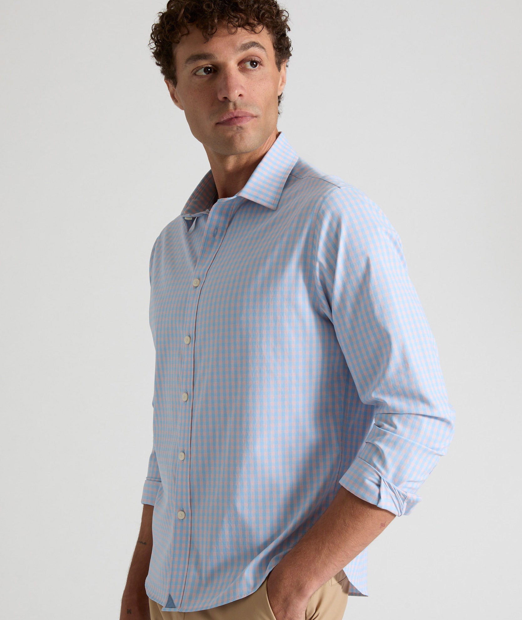 Performance Shirt for Men - Moisture-Wicking Nylon & Stretch