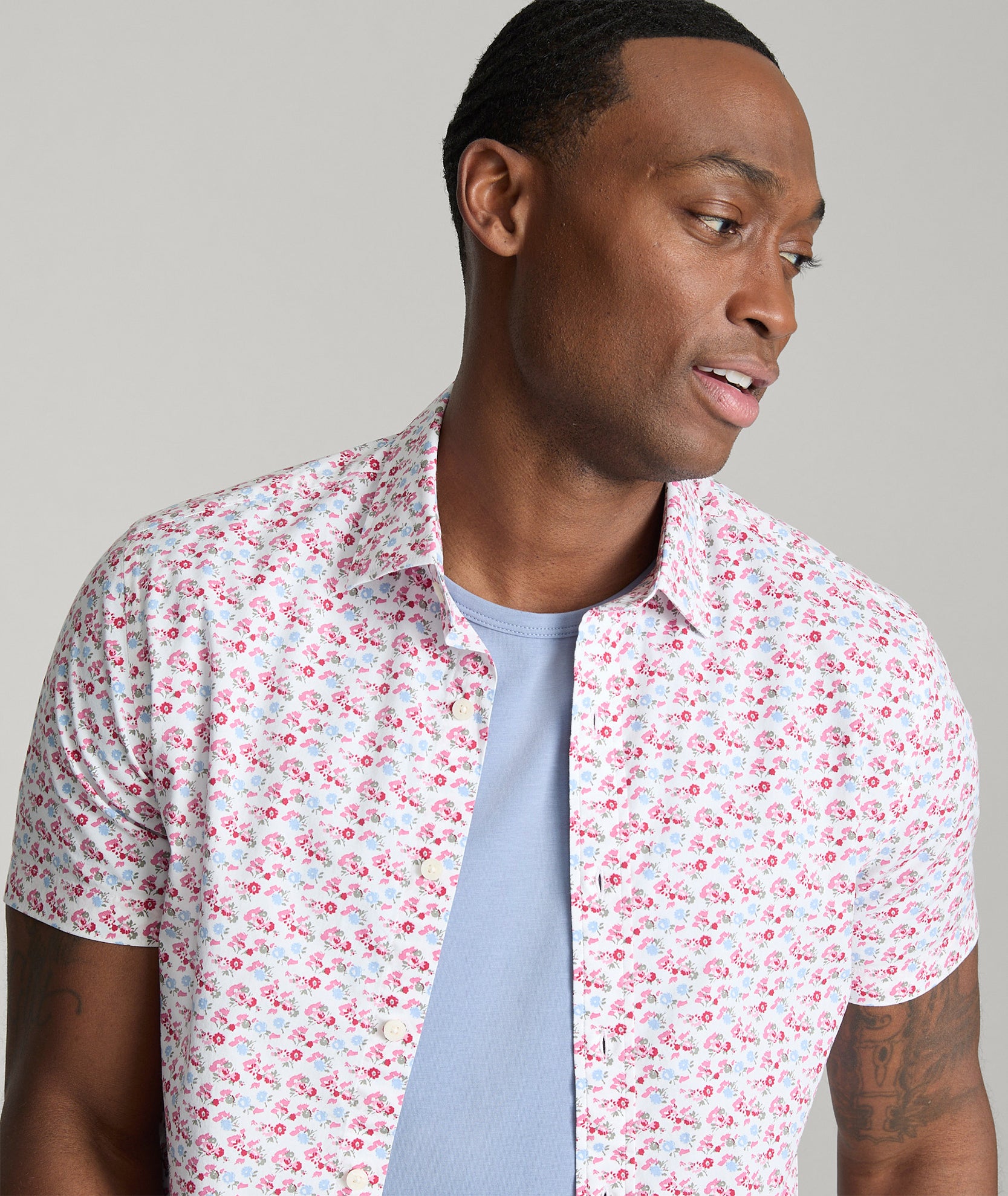 Organic Cotton Stretch Short-Sleeve Sanchez Shirt – Fair Trade