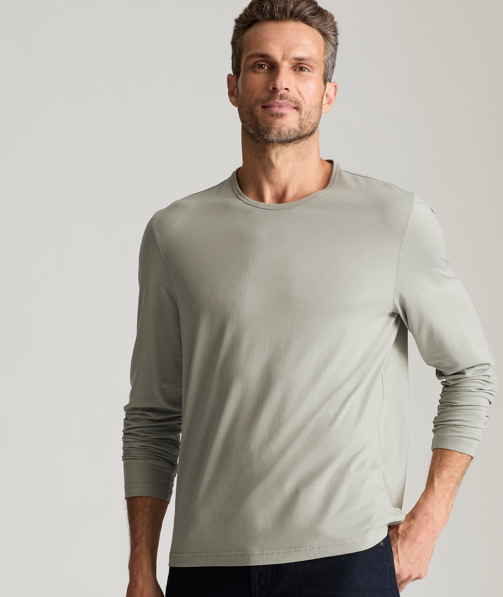 EcoSoft™ Organic Cotton Long-Sleeve T-Shirt – TENCEL™ Lyocell
