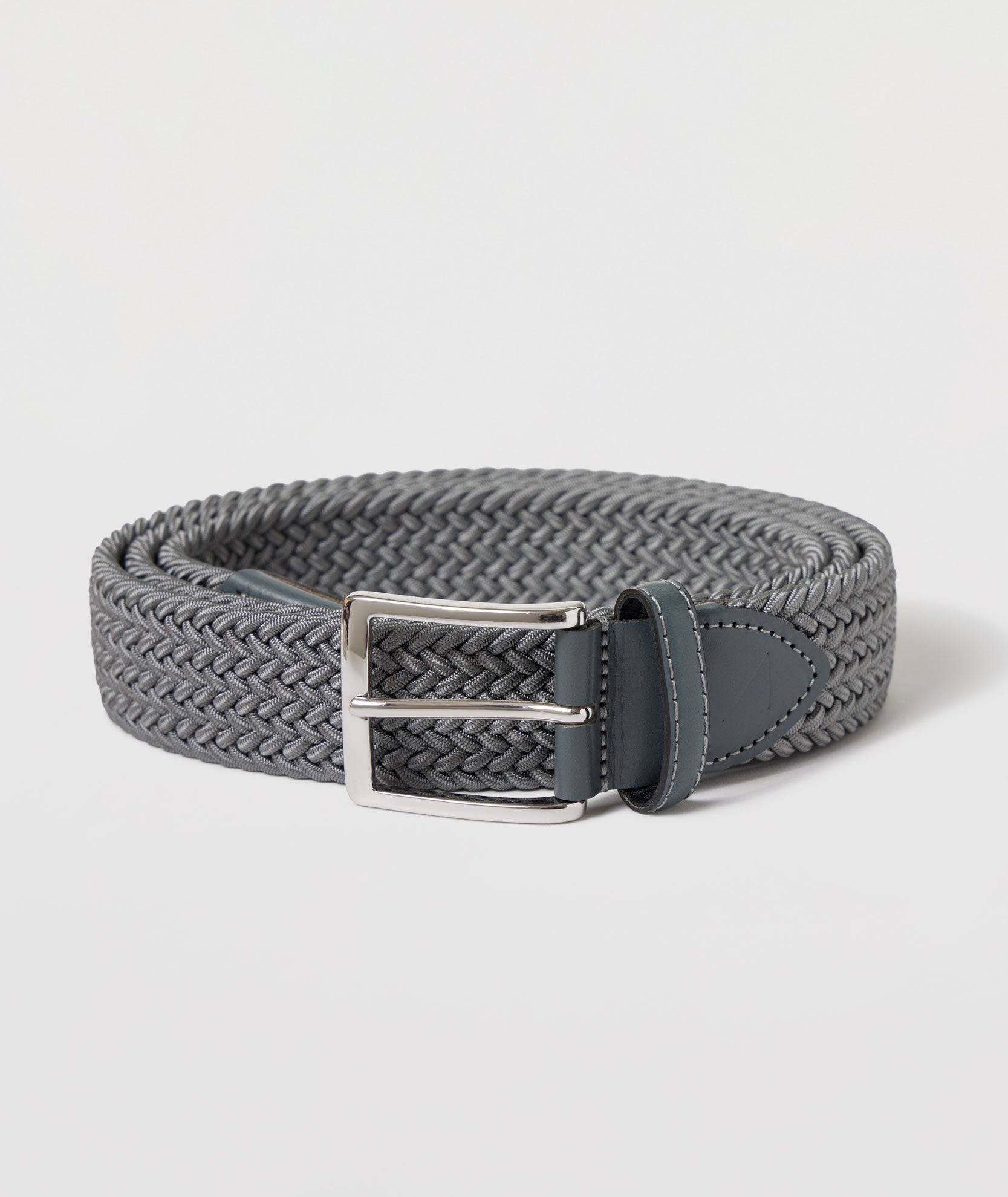 Italian Elastic Braided Belt for Men – Adjustable & Stretchy