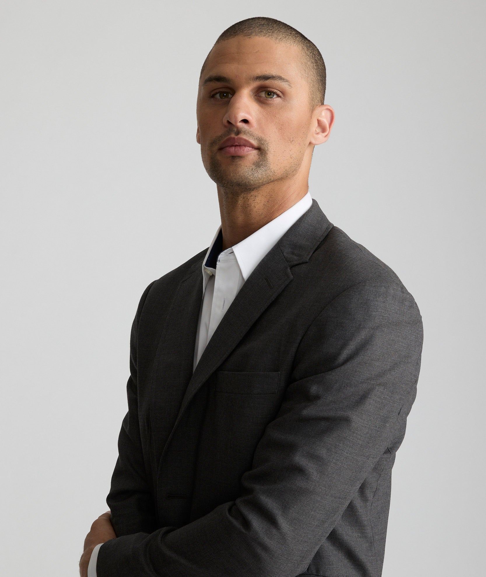 Men's Wrinkle-Resistant Wool Palazzo Sport Coat