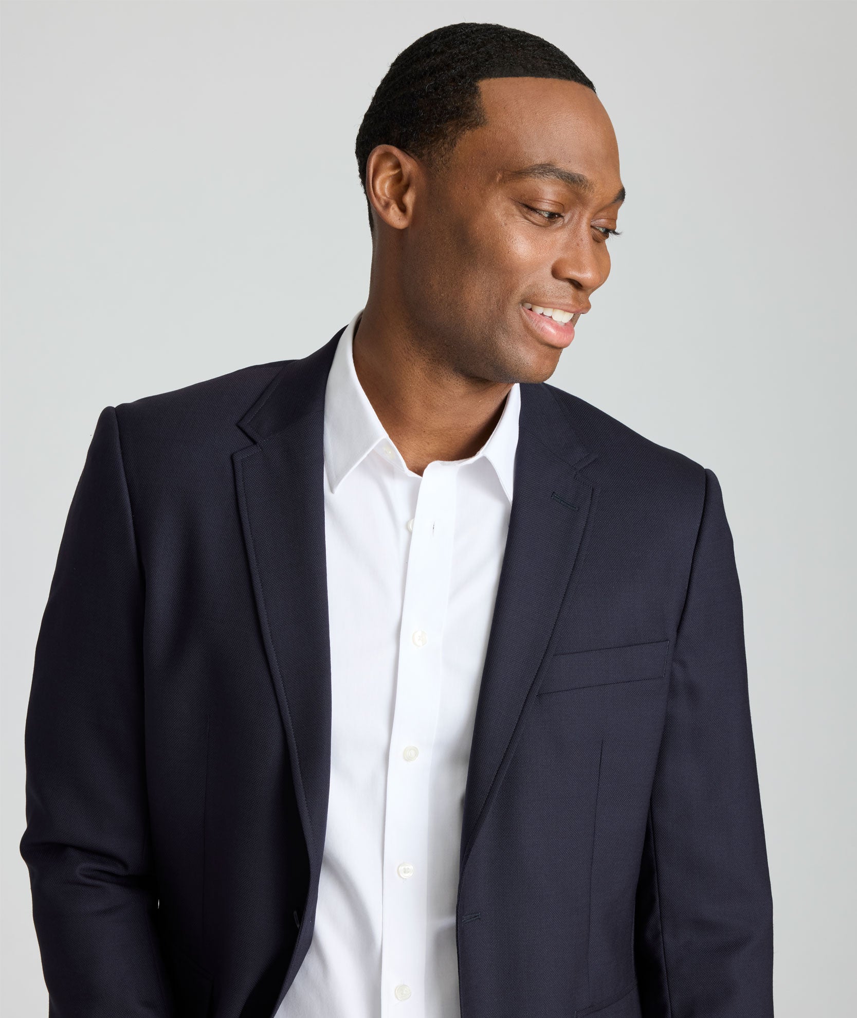 Men's Wrinkle-Resistant Wool Palazzo Sport Coat