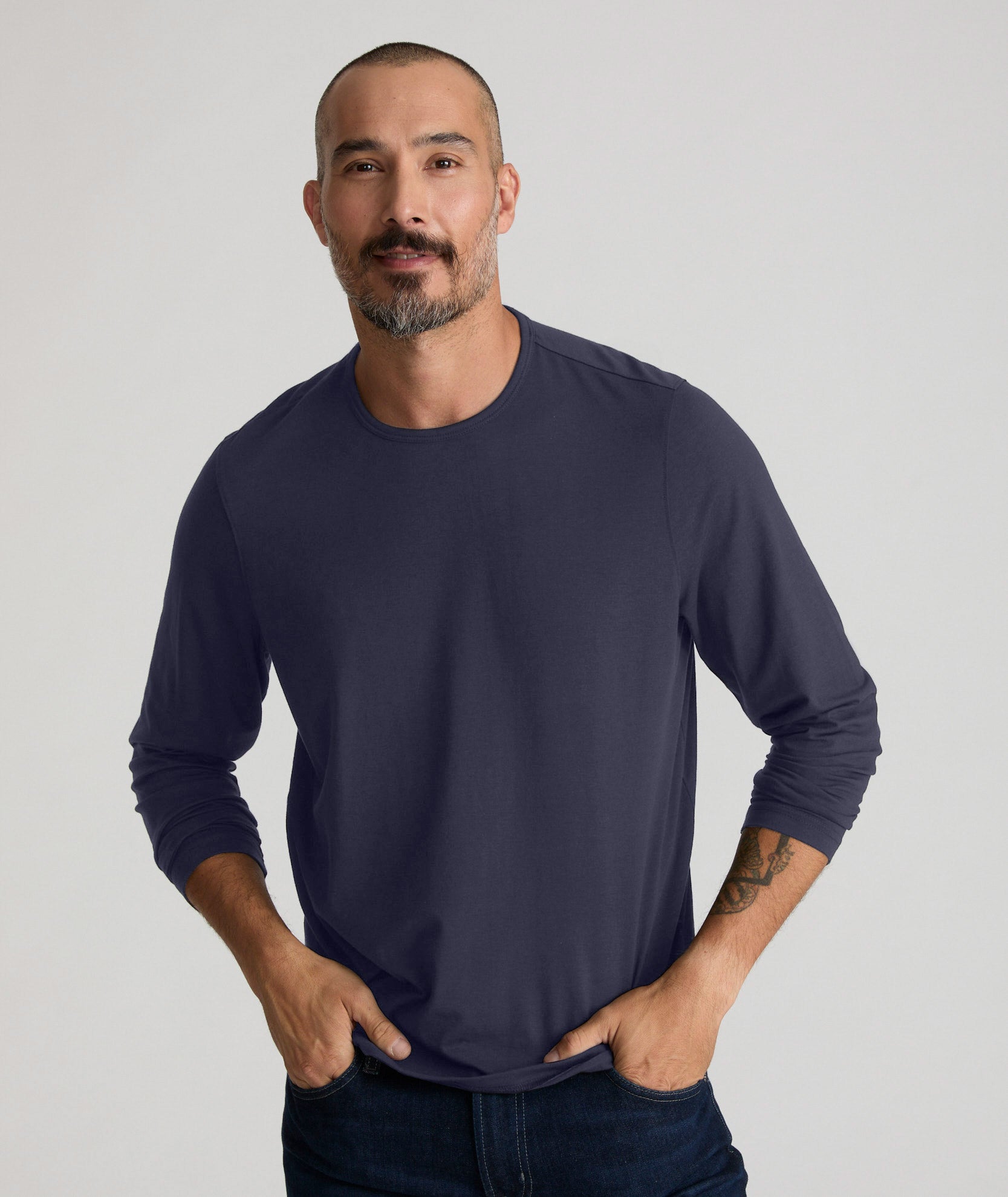 EcoSoft™ Organic Cotton Long-Sleeve T-Shirt – TENCEL™ Lyocell