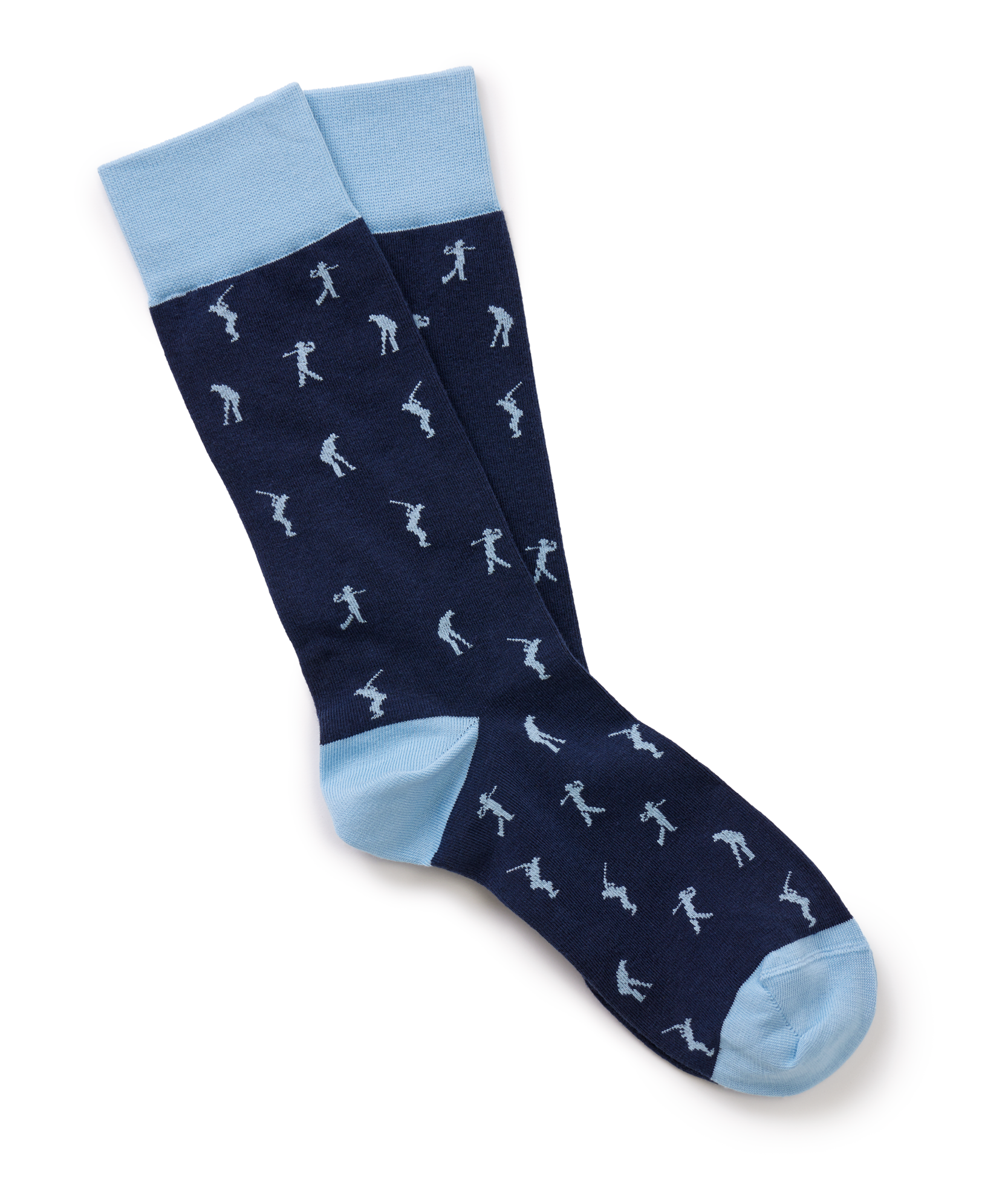 Men's Printed Cotton Socks - Bold Pattern Casual Wear