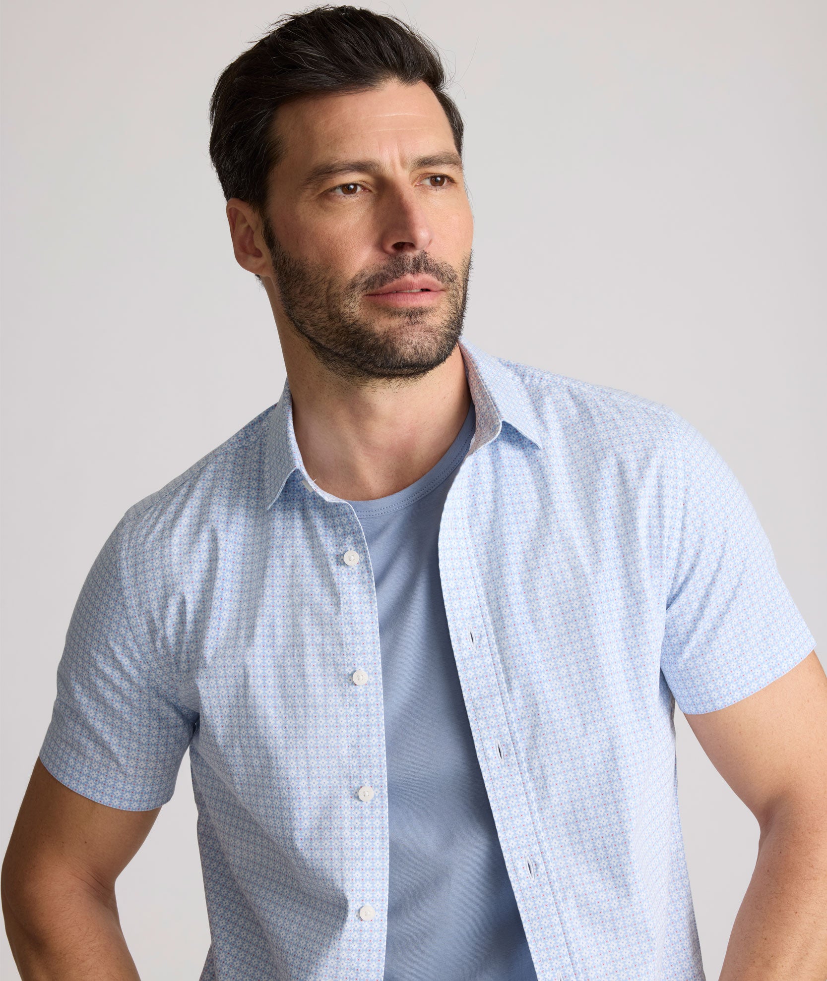 Organic Cotton Stretch Short-Sleeve Shirt – Fair Trade Certified