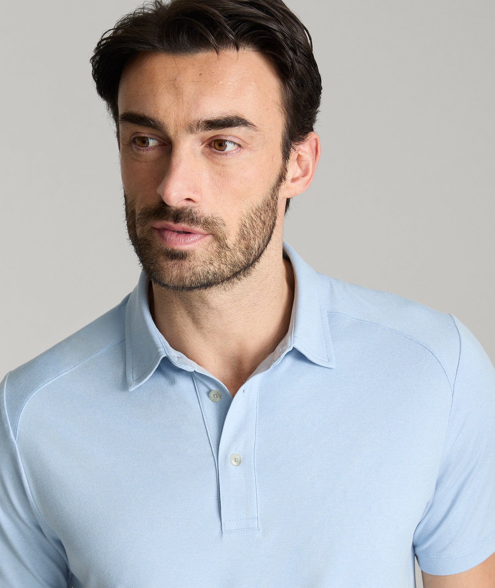 Men's Breathable Performance Polo Shirt - Moisture-Wicking & Stretch Fit
