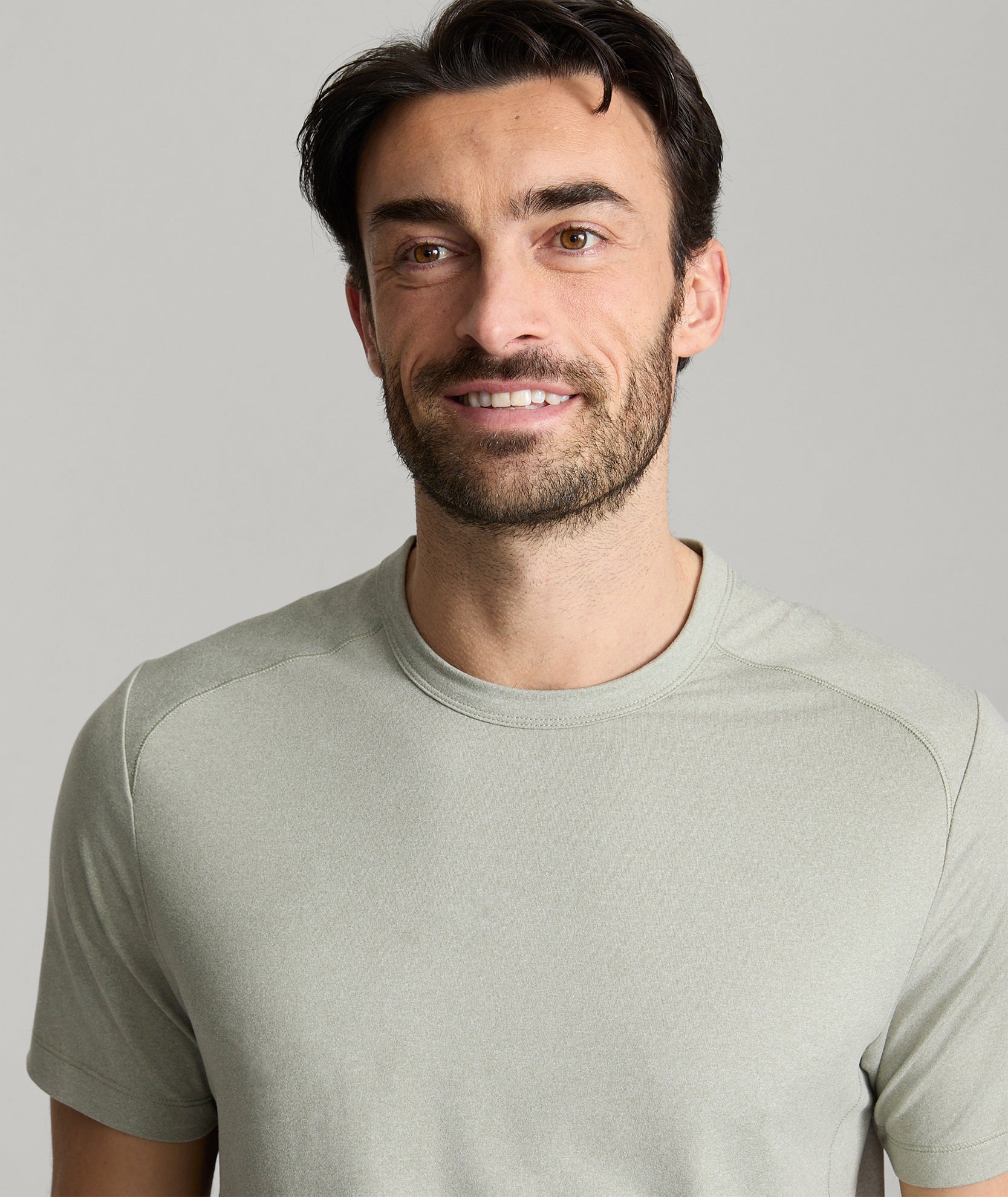 Performance Stretch Tee with Sweat-Wicking Fabric