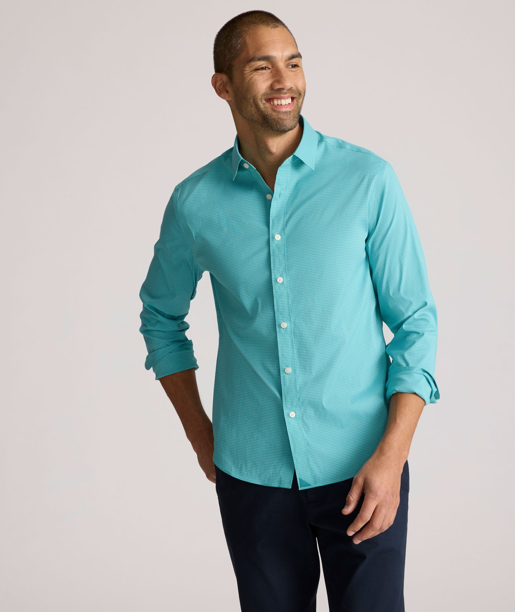 CottonTek™ Wrinkle-Free Performance Shirt with BRRR° Cooling