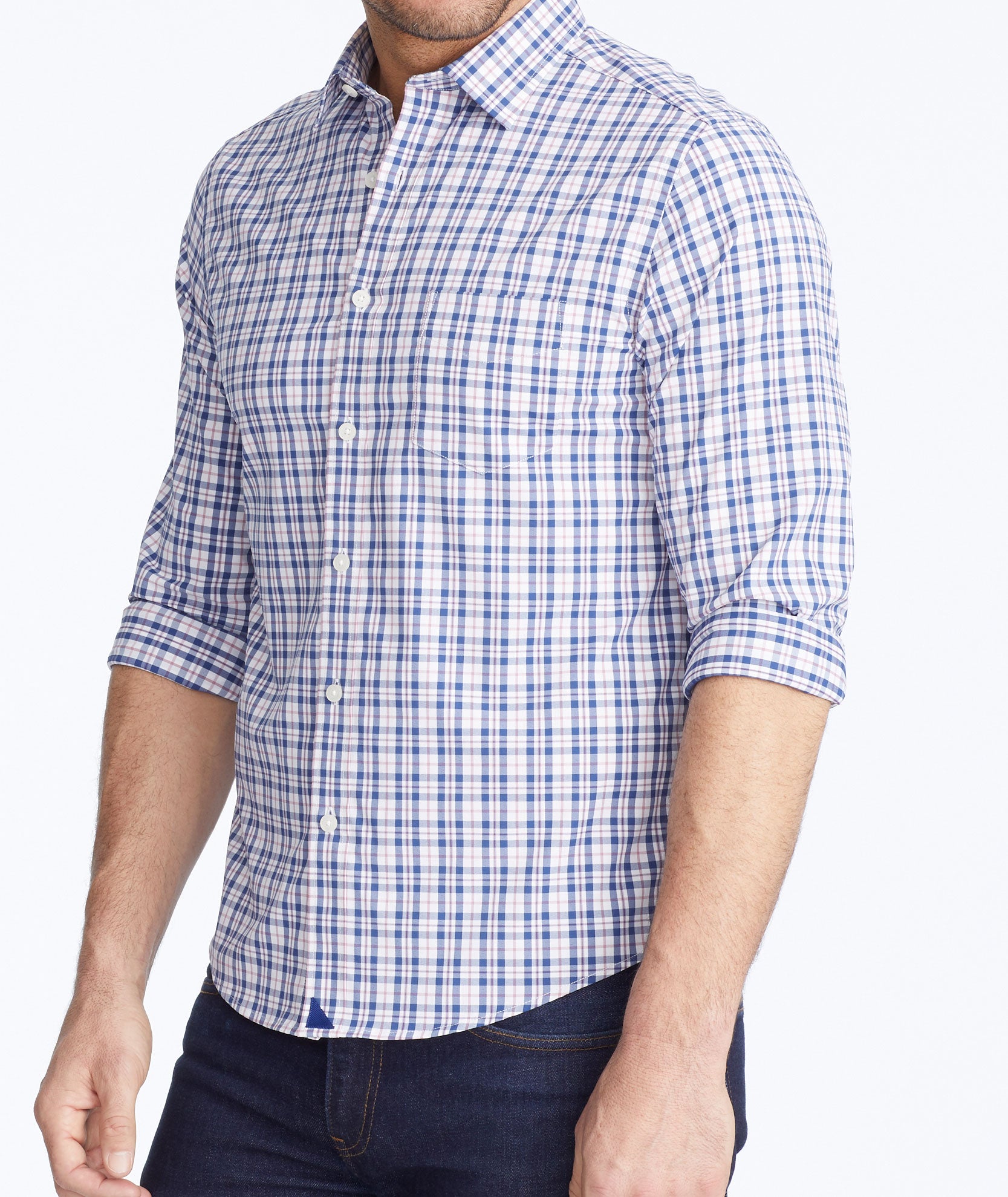 Men's Performance Macul Shirt - Moisture-Wicking & Wrinkle-Free Plaid