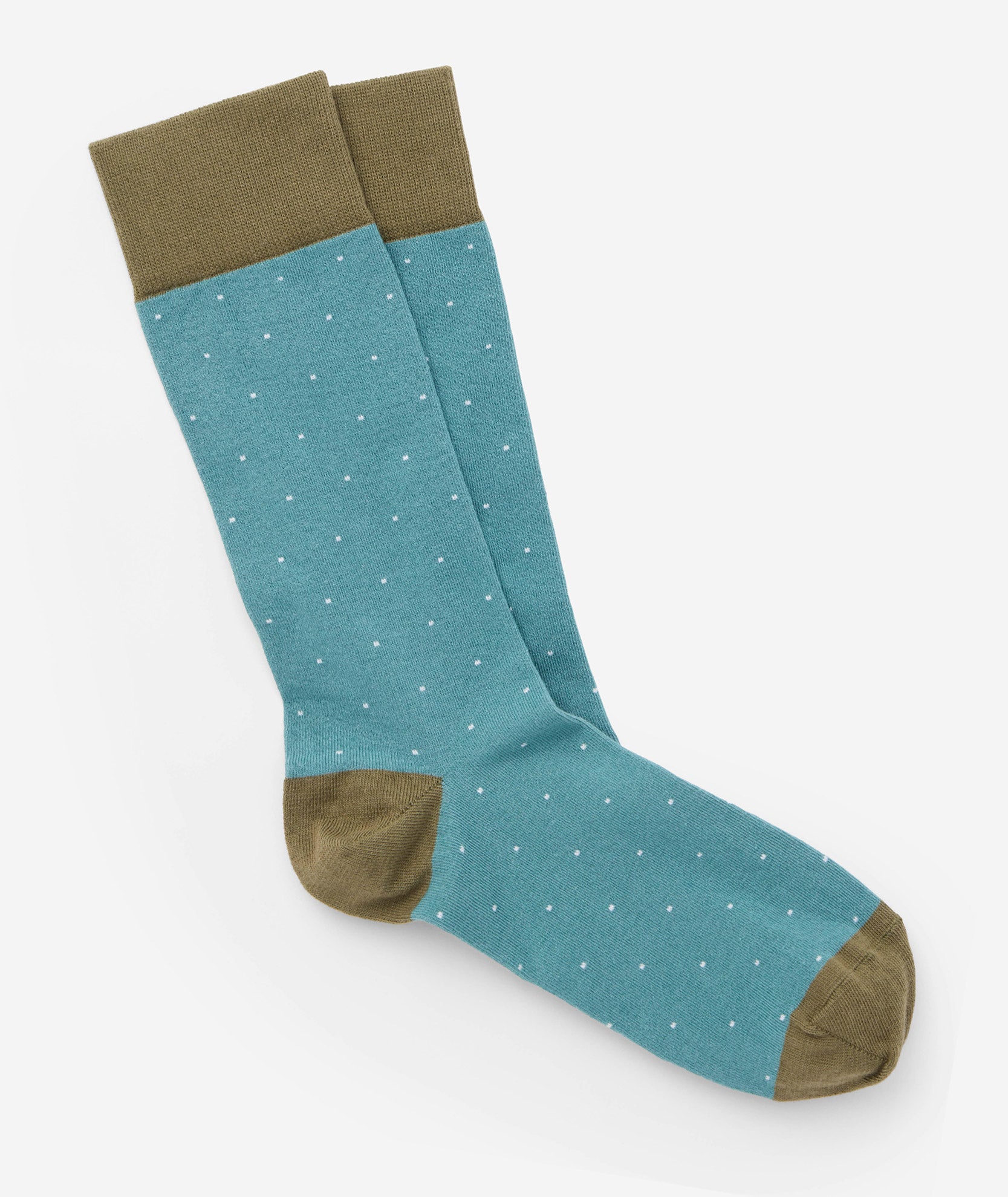 Dotted Cotton-Blend Socks - Bold Pattern Comfort Socks