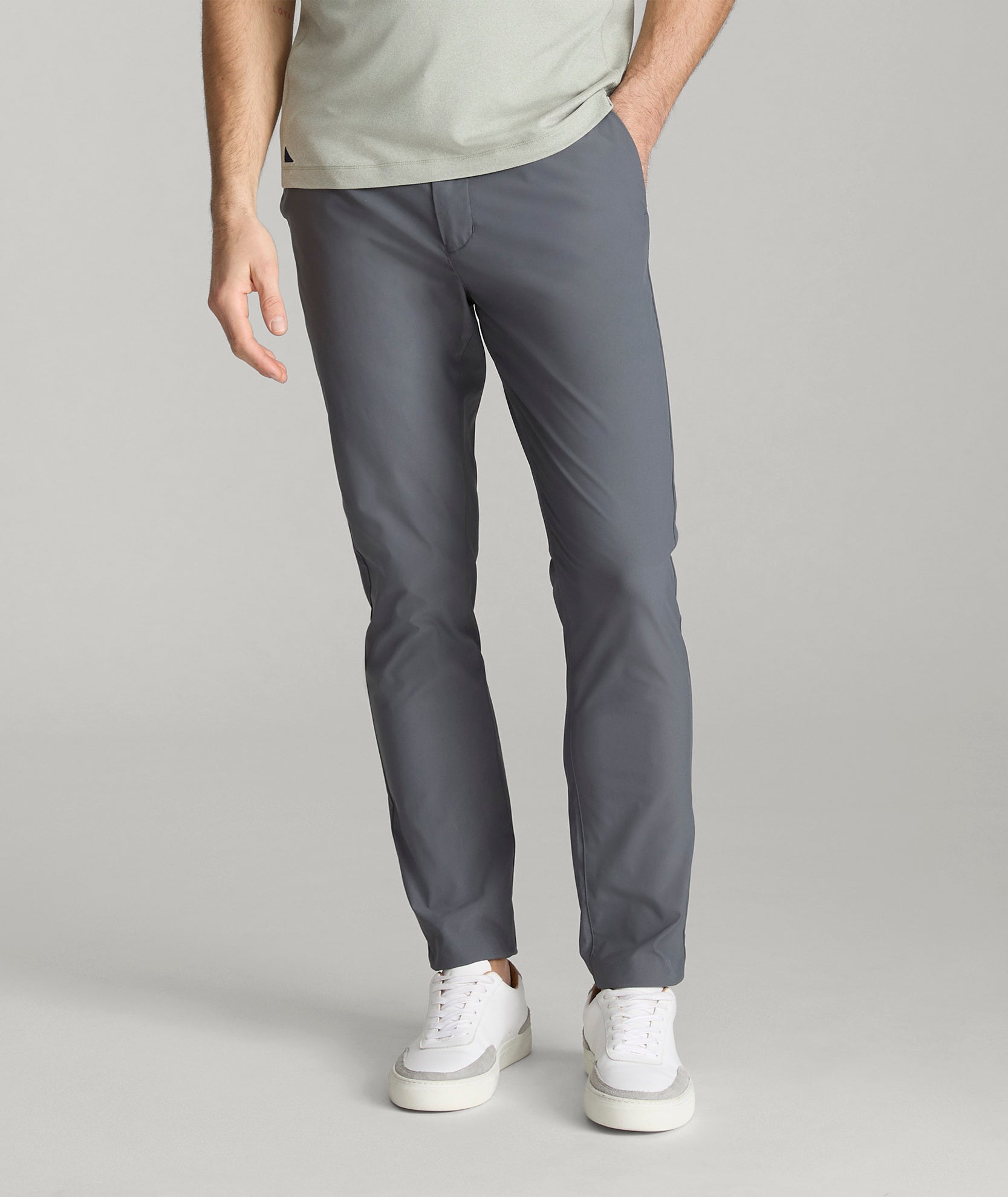 Men's Travel Tech Pants - Quick-Dry, Water-Repellent & Slim Fit