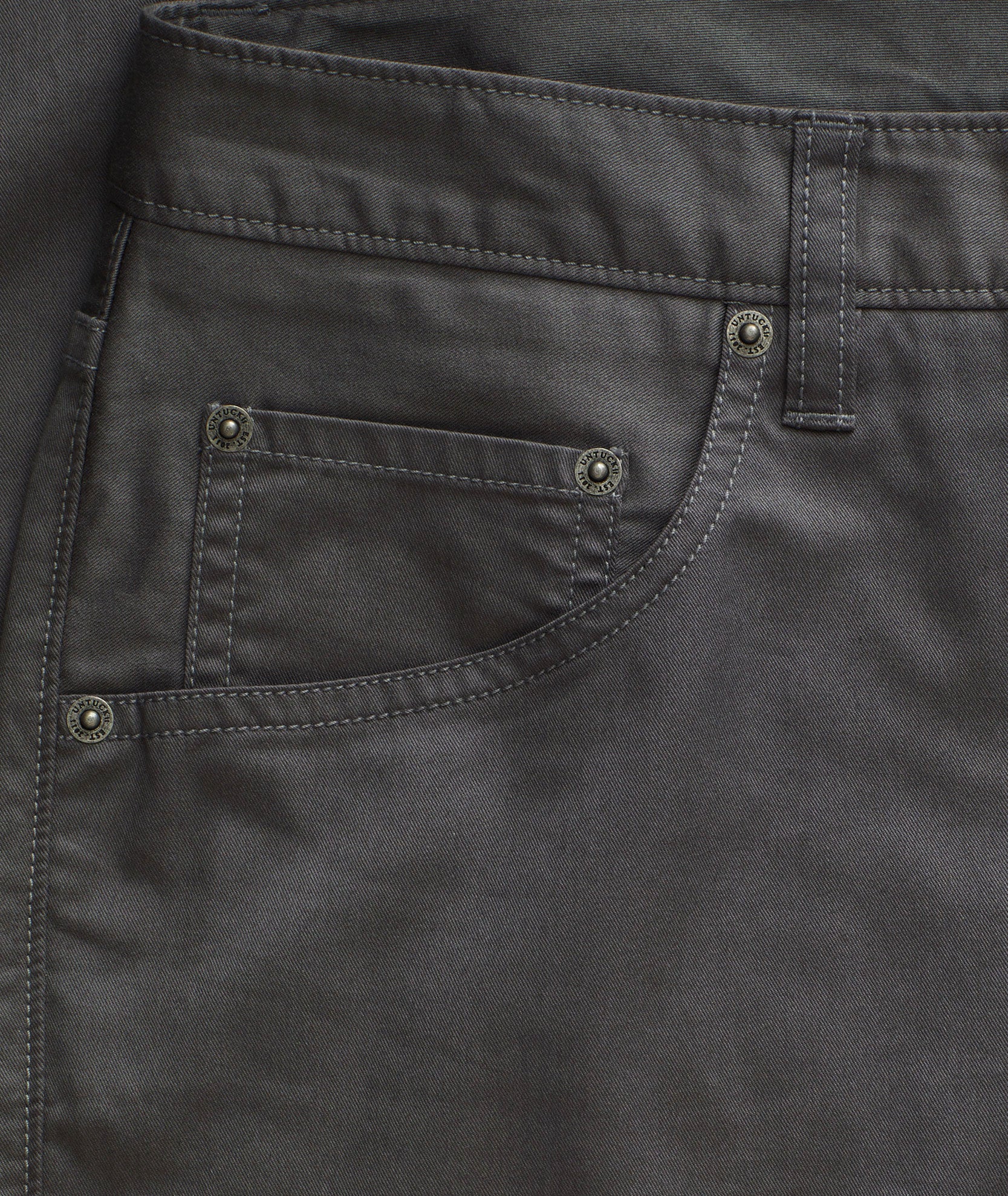 Men's Stone Color Stretch Chino Pants - 5 Pocket Comfort Fit