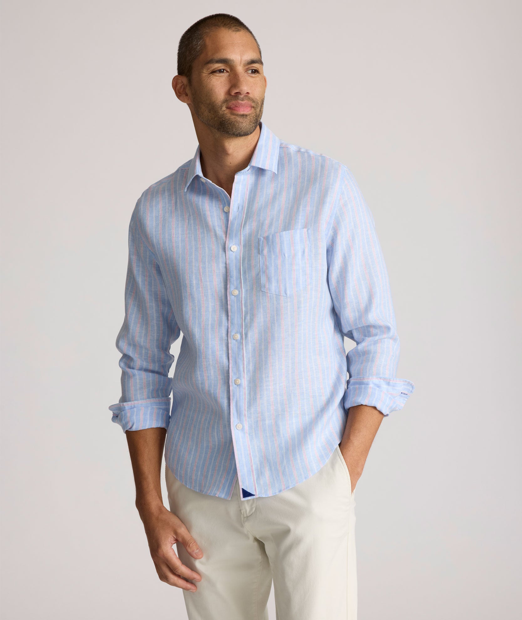 Wrinkle-Resistant Linen Shirt for Men – Lightweight & Breathable
