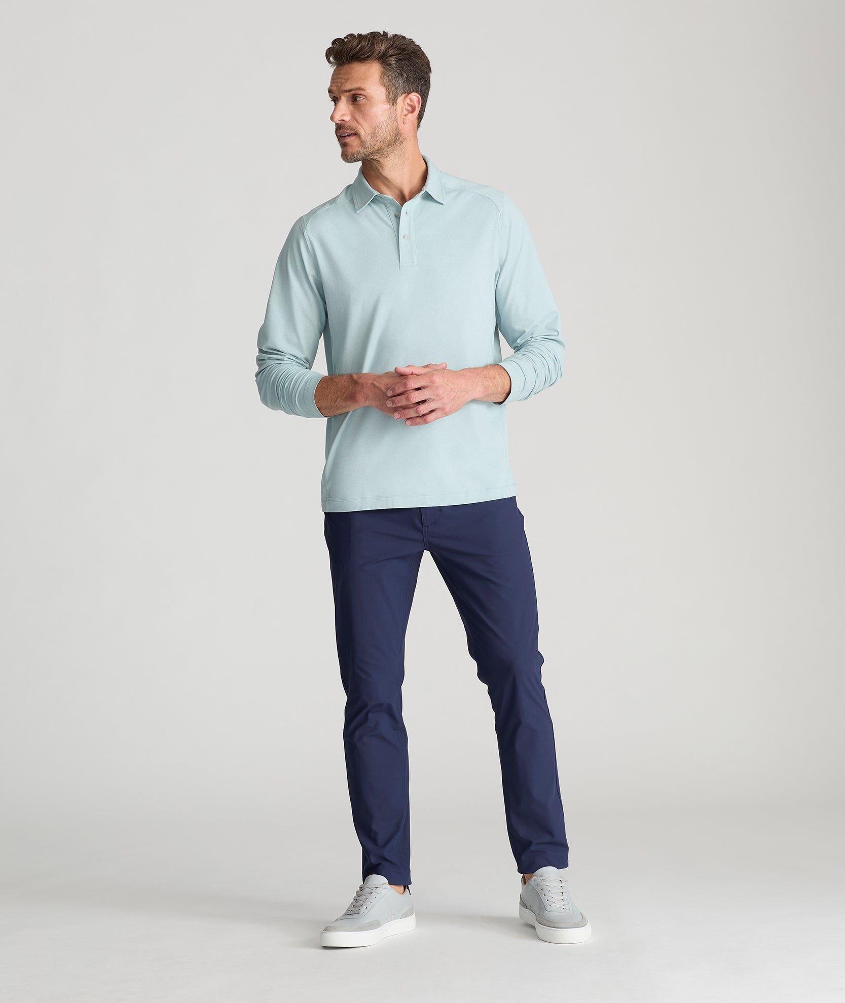 Men's Slim Taper Tech Pants - Moisture-Wicking & Stretch