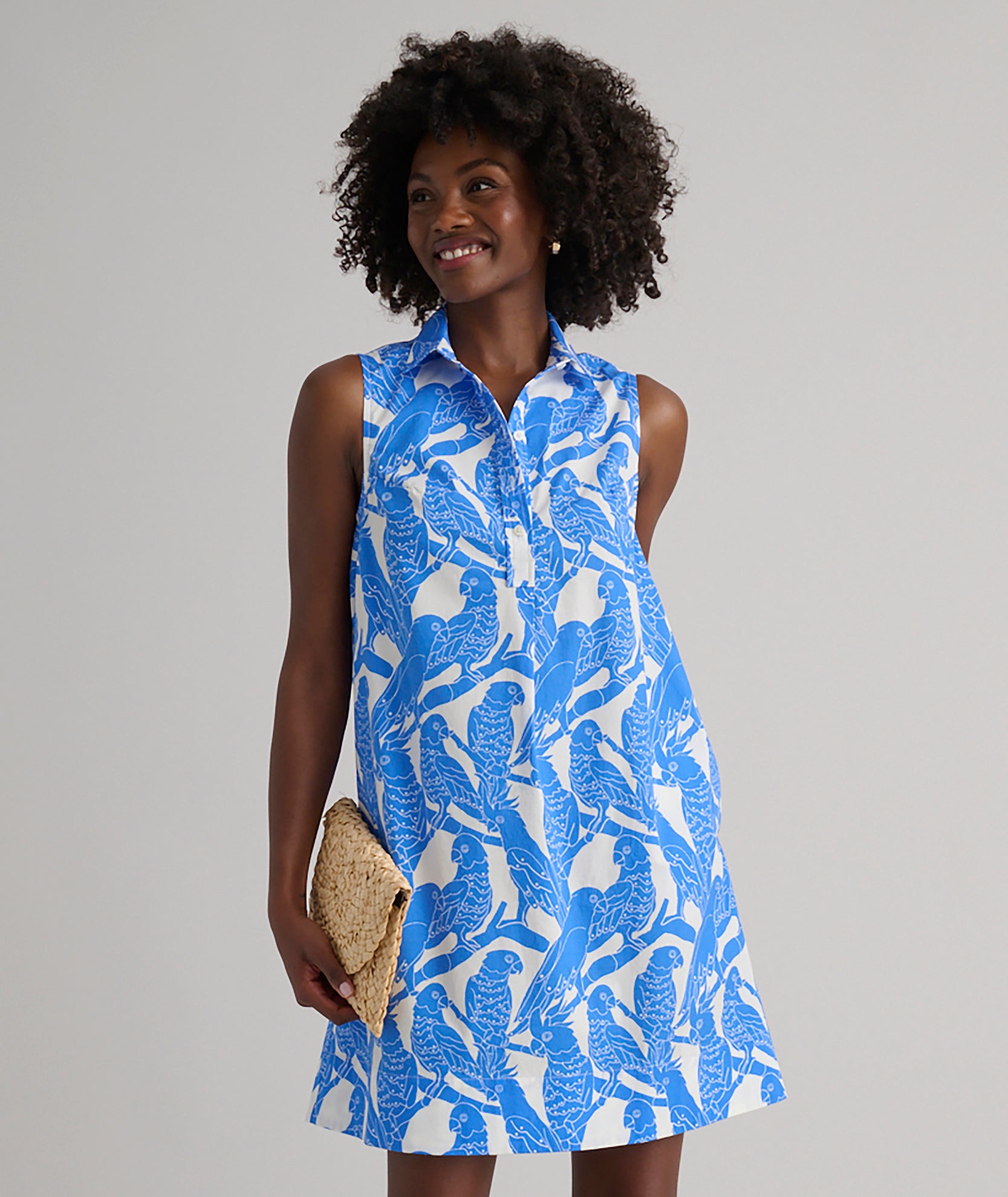 Breathable Cotton Stretch Jordan Dress with Pockets