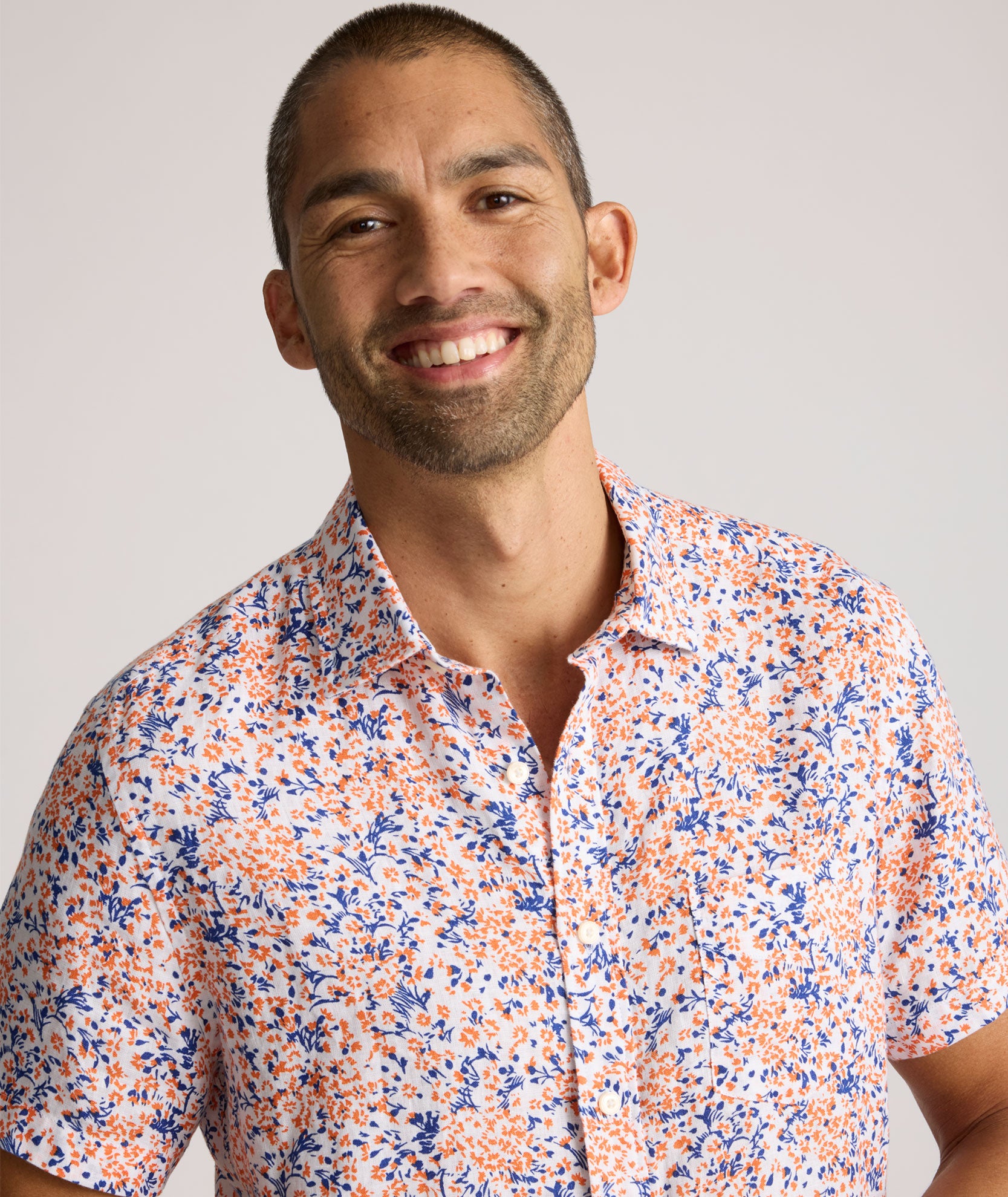 Linen Short-Sleeve Shirt for Men – Ellsworth Breezy Summer Top
