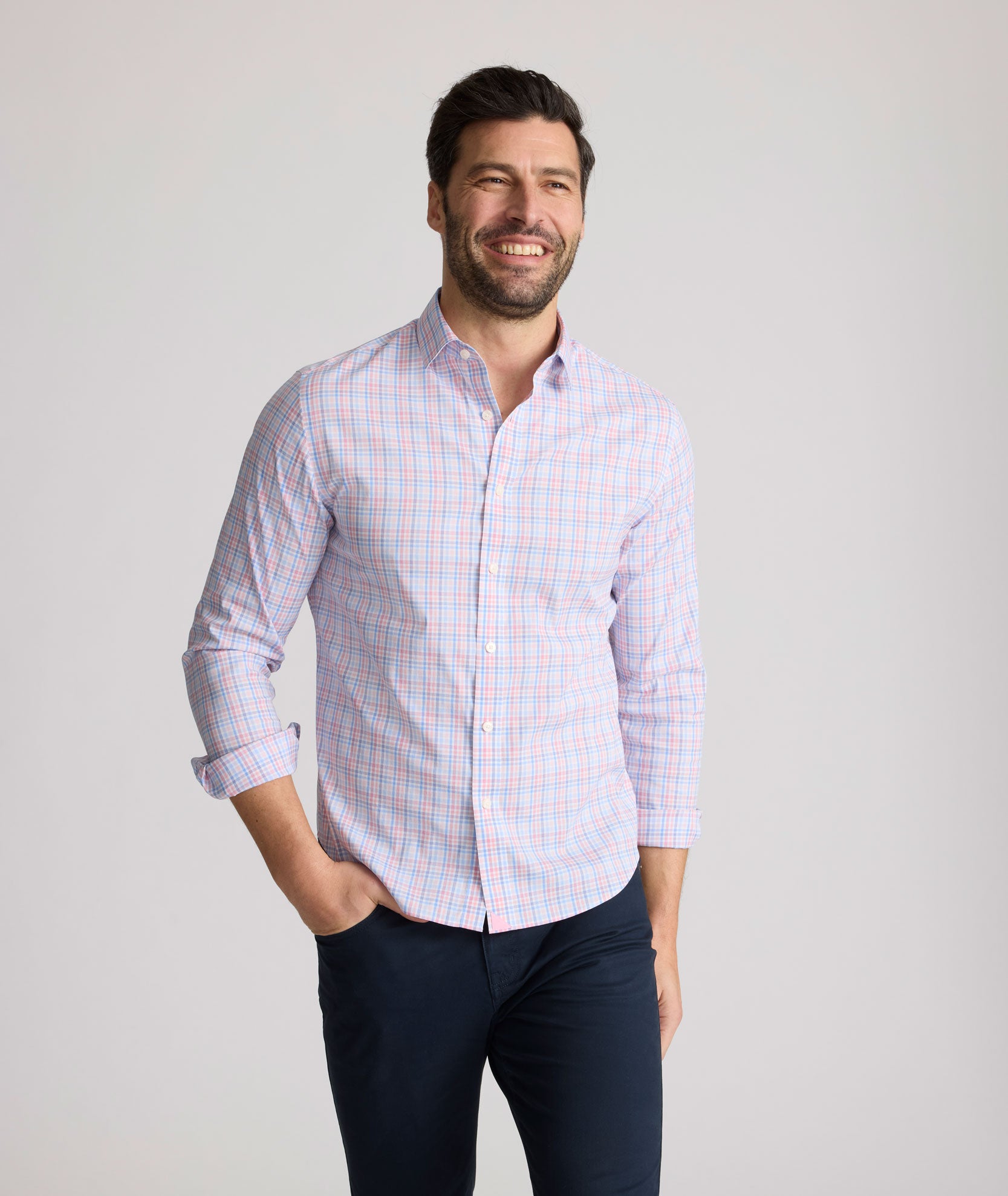CottonTek™ Wrinkle-Free Performance Shirt with BRRR° Cooling